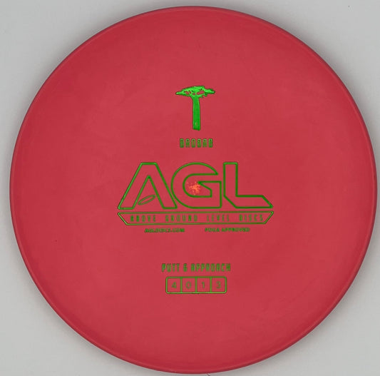 AGL Discs - Brick Red Woodland Firm Baobab (AGL Bar Stamp)
