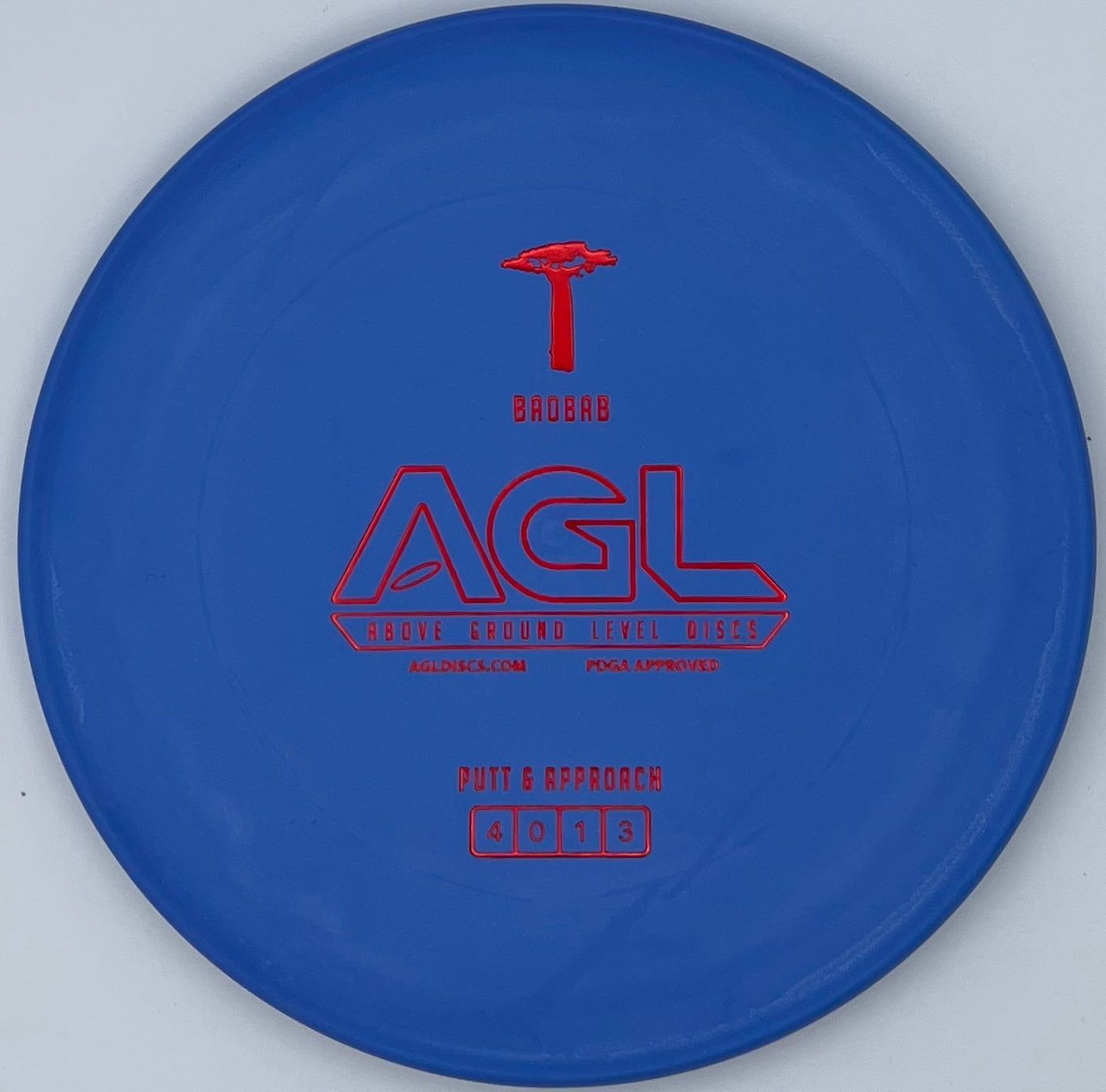 AGL Discs - Blue-ish Woodland Baobab (AGL Bar Stamp)