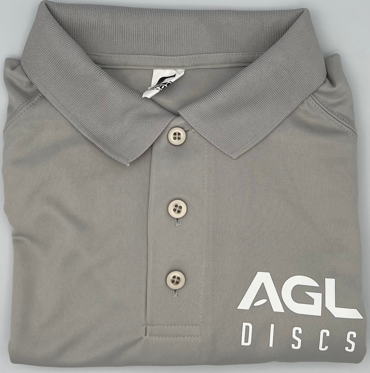 AGL Discs - Silver AGL Dri-Fit Polo Shirt (2021)