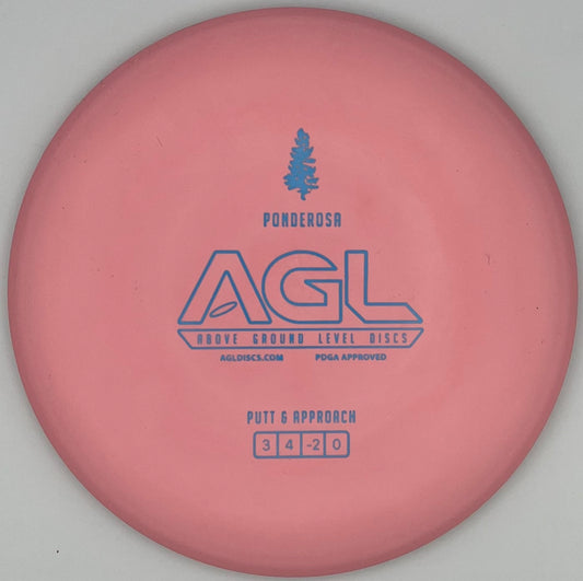 AGL Discs - Blush Pink Woodland Ponderosa (AGL Bar Stamp)