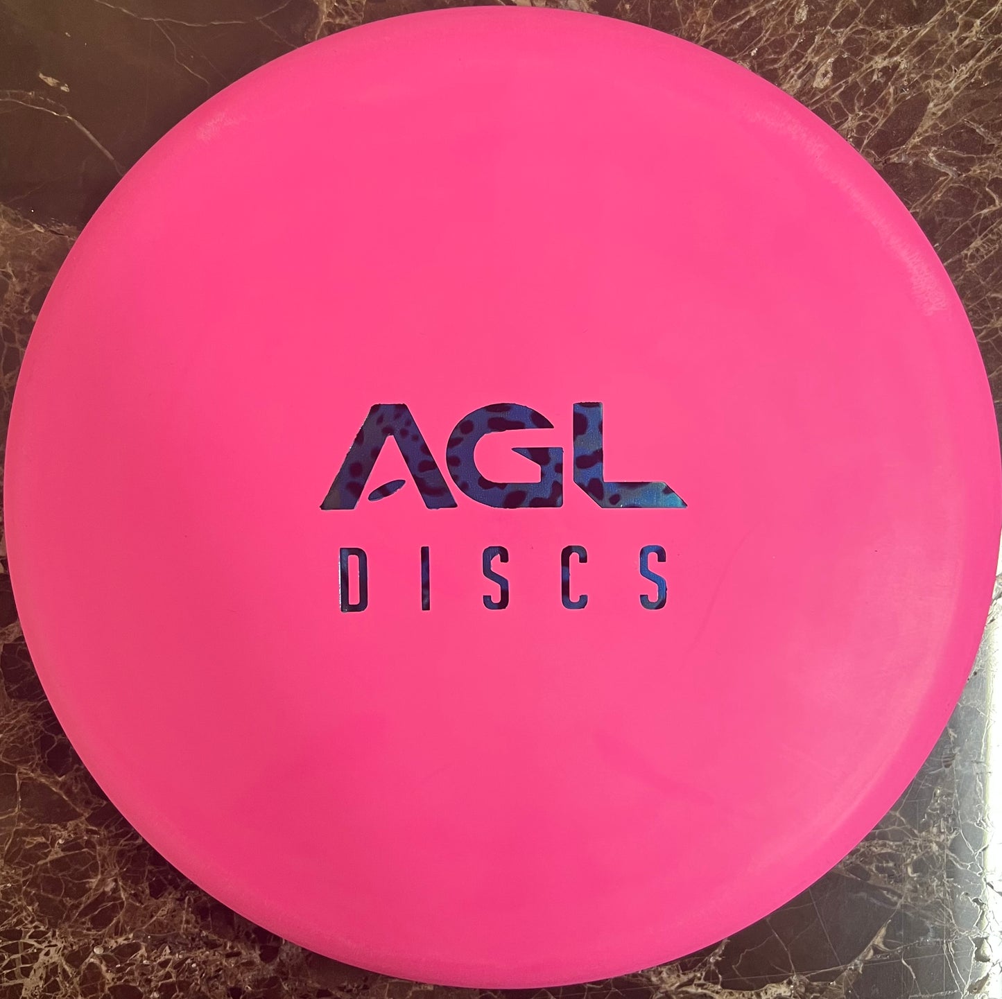 AGL Discs - Flamingo Pink Woodland Douglas Fir (No Bar Logo Stamp)
