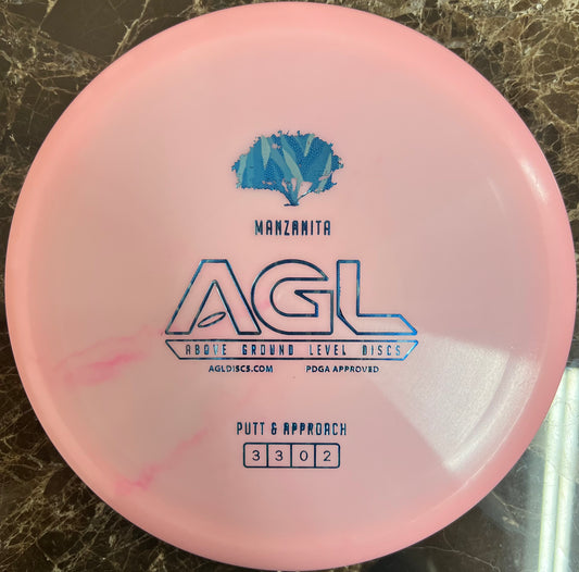 AGL Discs - Cotton Candy Pink Alpine Manzanita (AGL Bar Stamp)