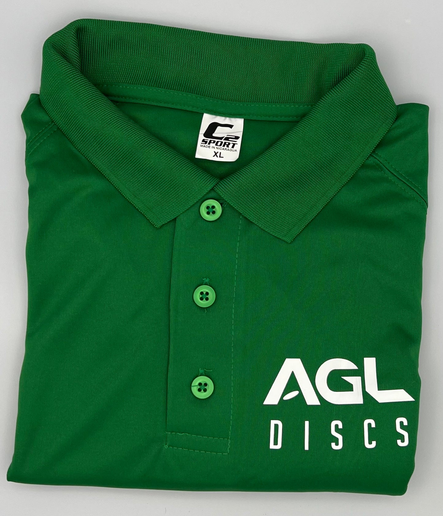 AGL Discs - Green AGL Dri-Fit Polo Shirt (2021)