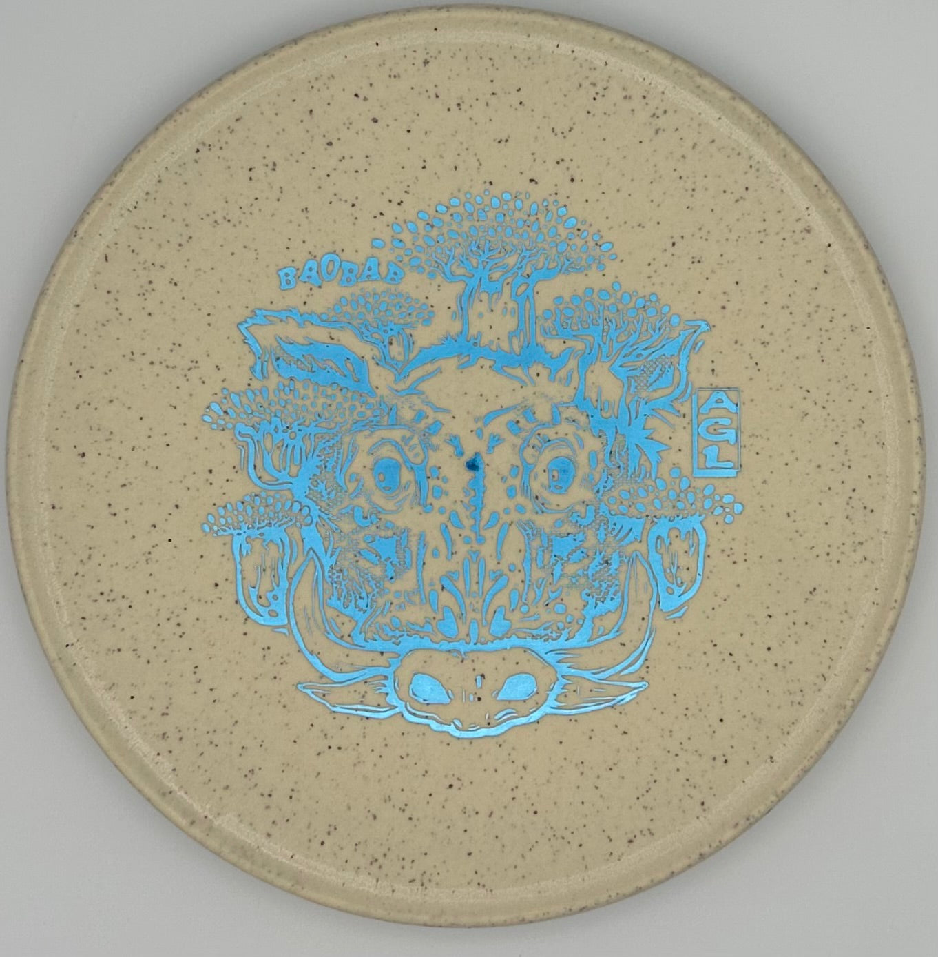 AGL Discs - Cookies and Cream Woodland Hemp Baobab (Warthog Stamp)