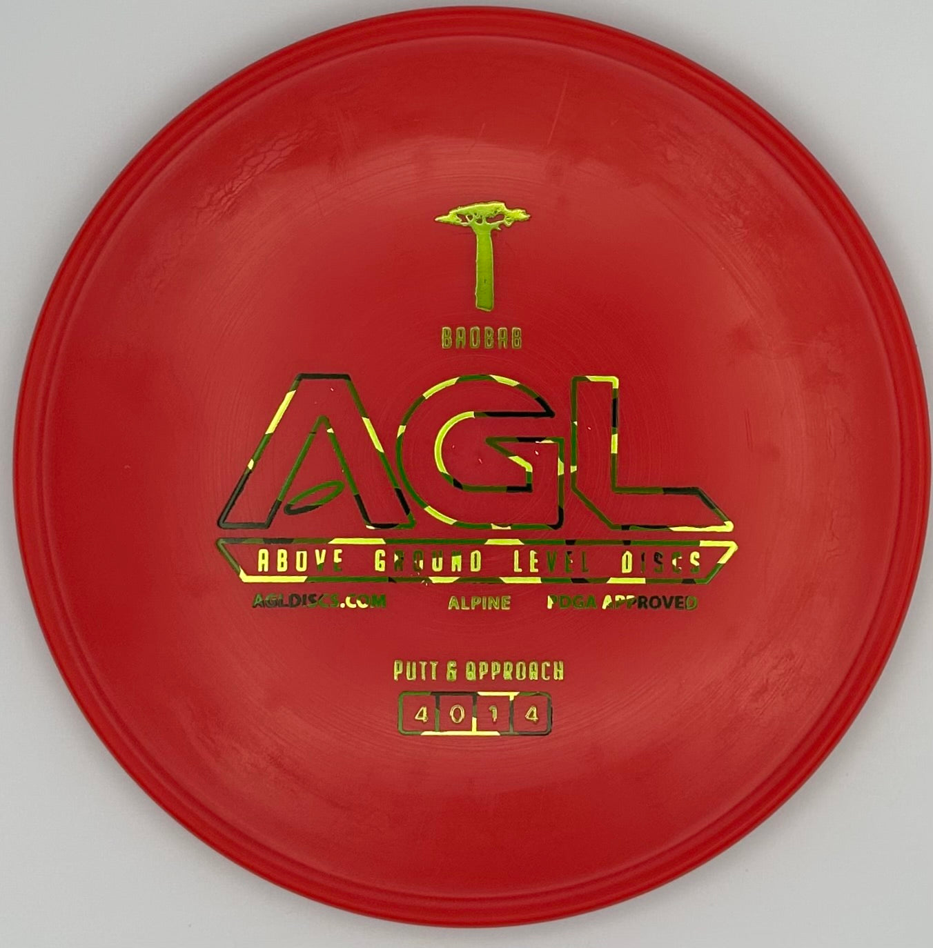 AGL Discs - Kyle Red Alpine Baobab (AGL Bar Stamp)