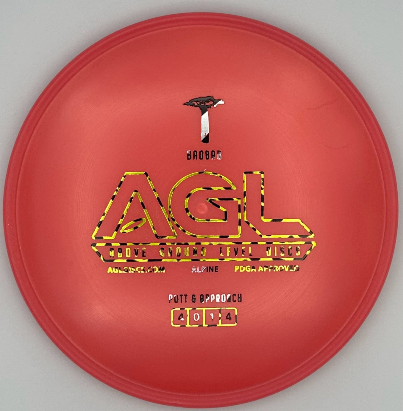 AGL Discs - Hibiscus Punch Alpine Baobab (AGL Bar Stamp)