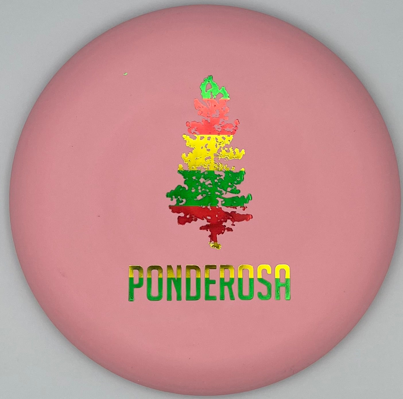 AGL Discs - Baby Pink Woodland Ponderosa (Big Tree Stamp)
