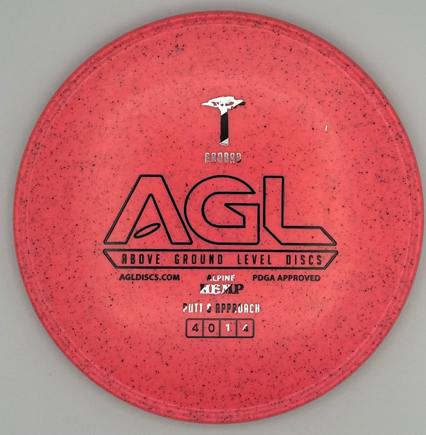 AGL Discs - Strawberry Pink Alpine Hemp Baobab (AGL Bar Stamp)