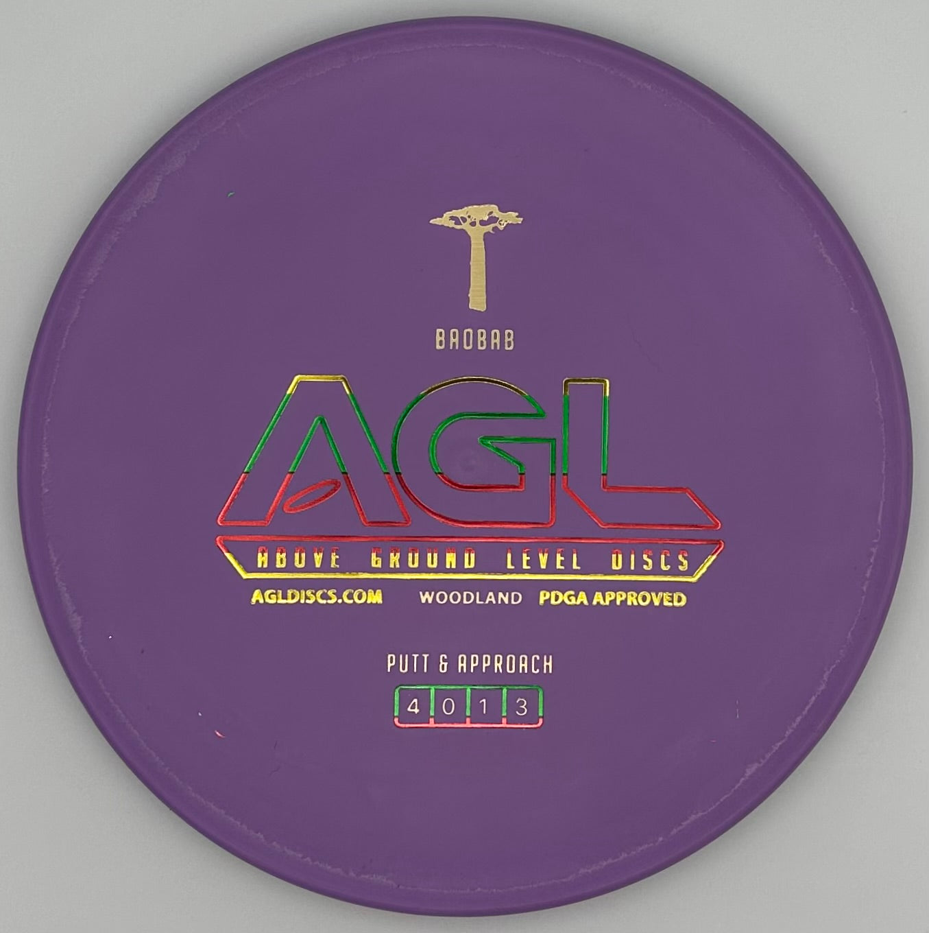 AGL Discs - Purple Punch Woodland Baobab (AGL Bar Stamp)