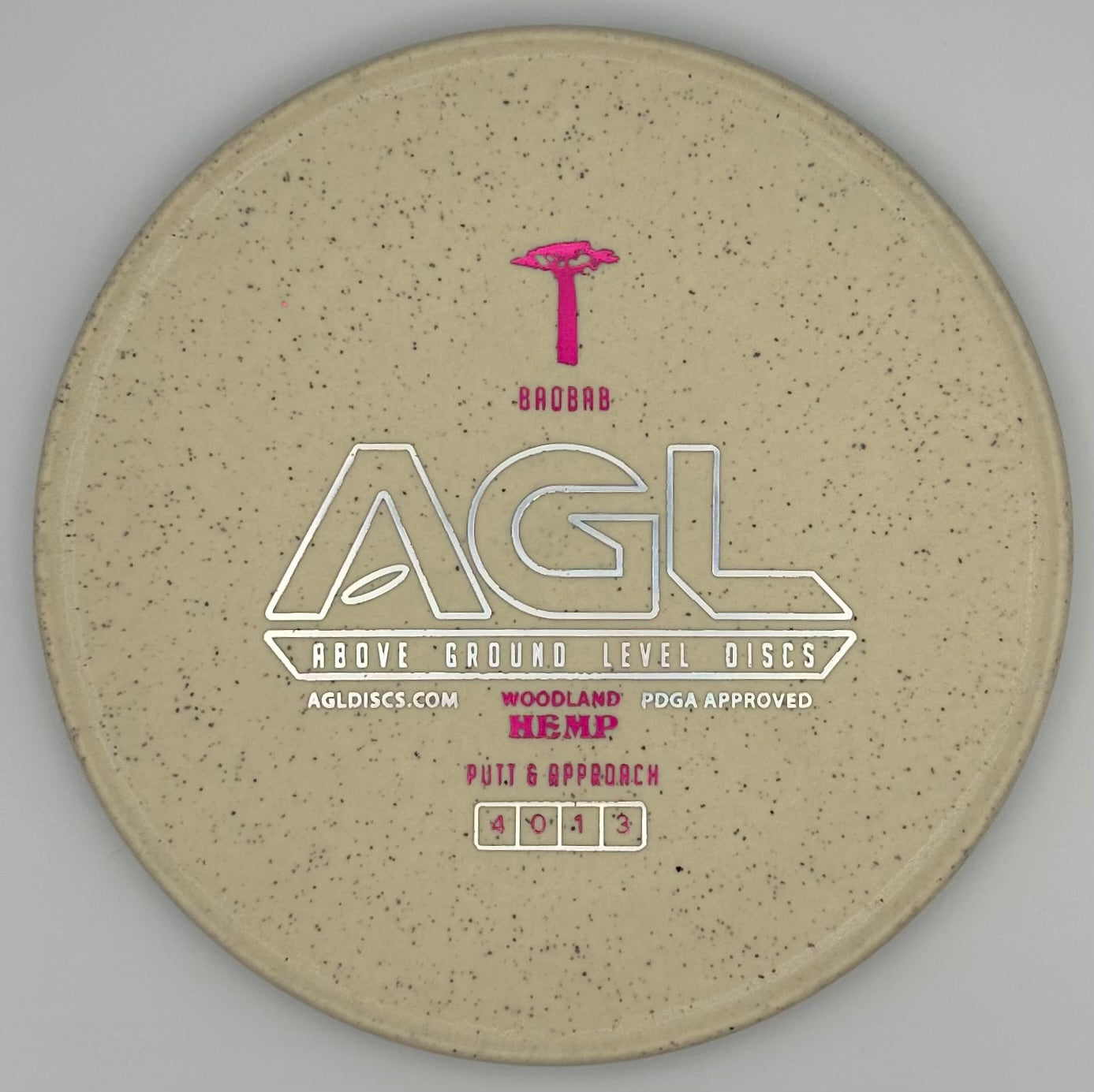 AGL Discs - Cookies and Cream Woodland Hemp Baobab (AGL Bar Stamp)