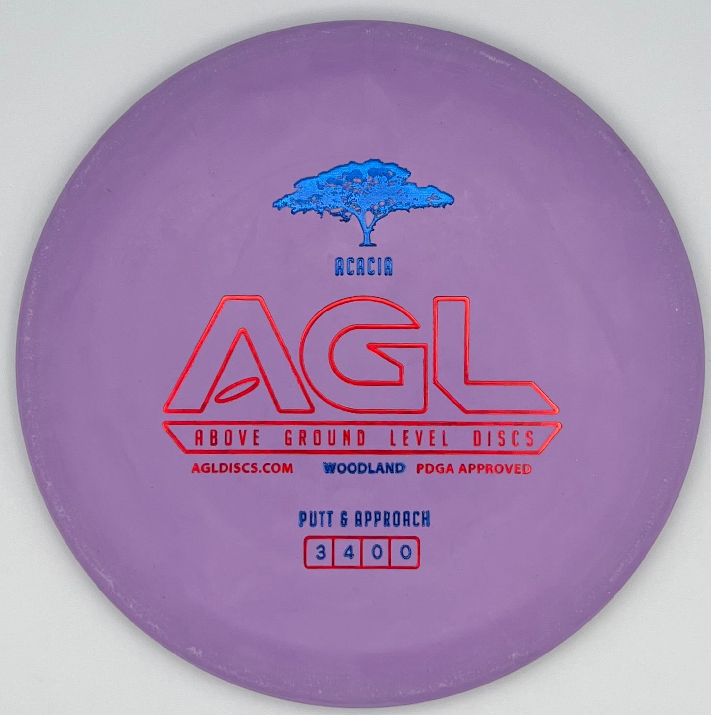 AGL Discs - Violet Woodland Acacia (AGL Bar Stamp)