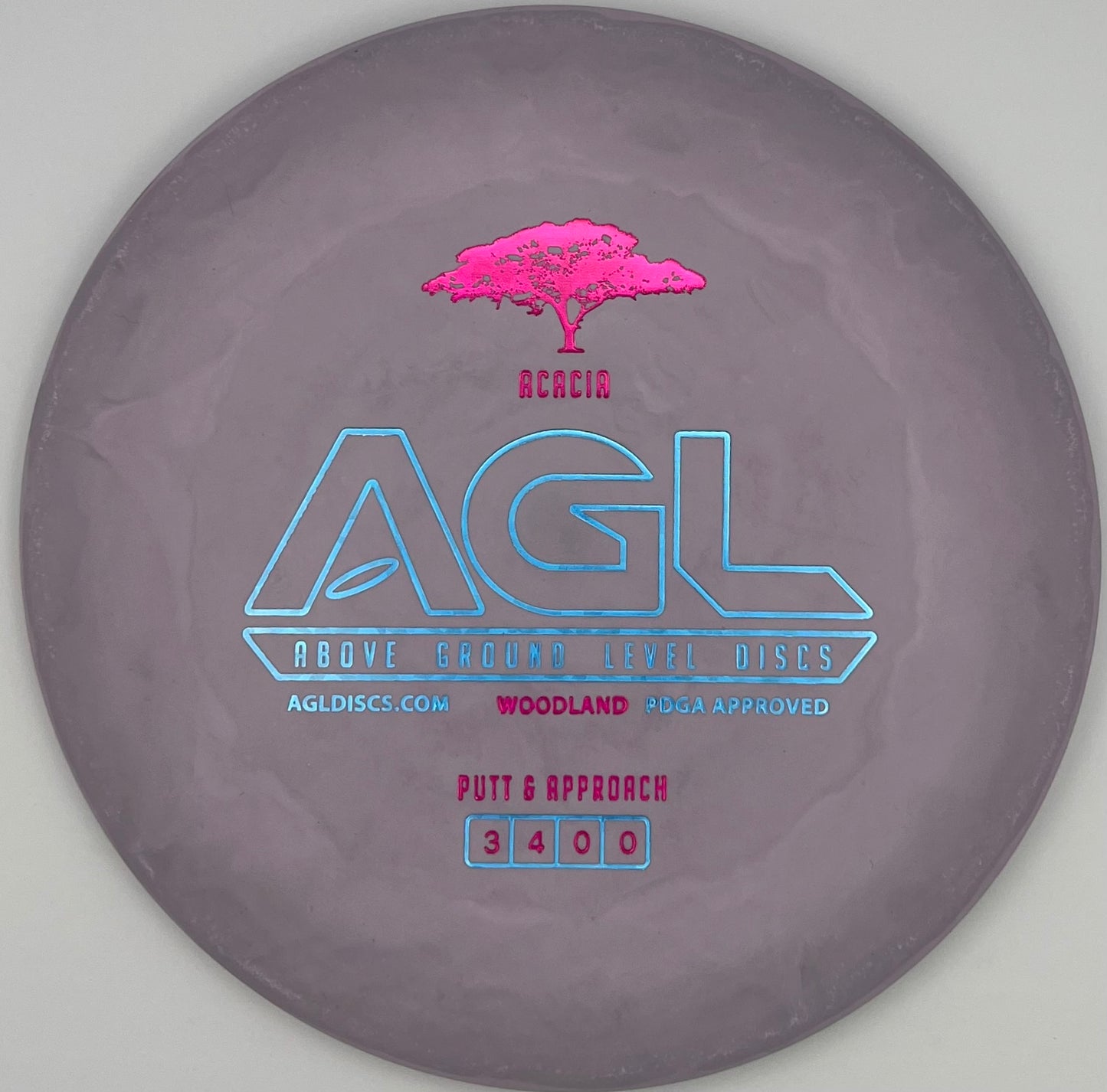 AGL Discs - Orchid Woodland Acacia (AGL Bar Stamp)