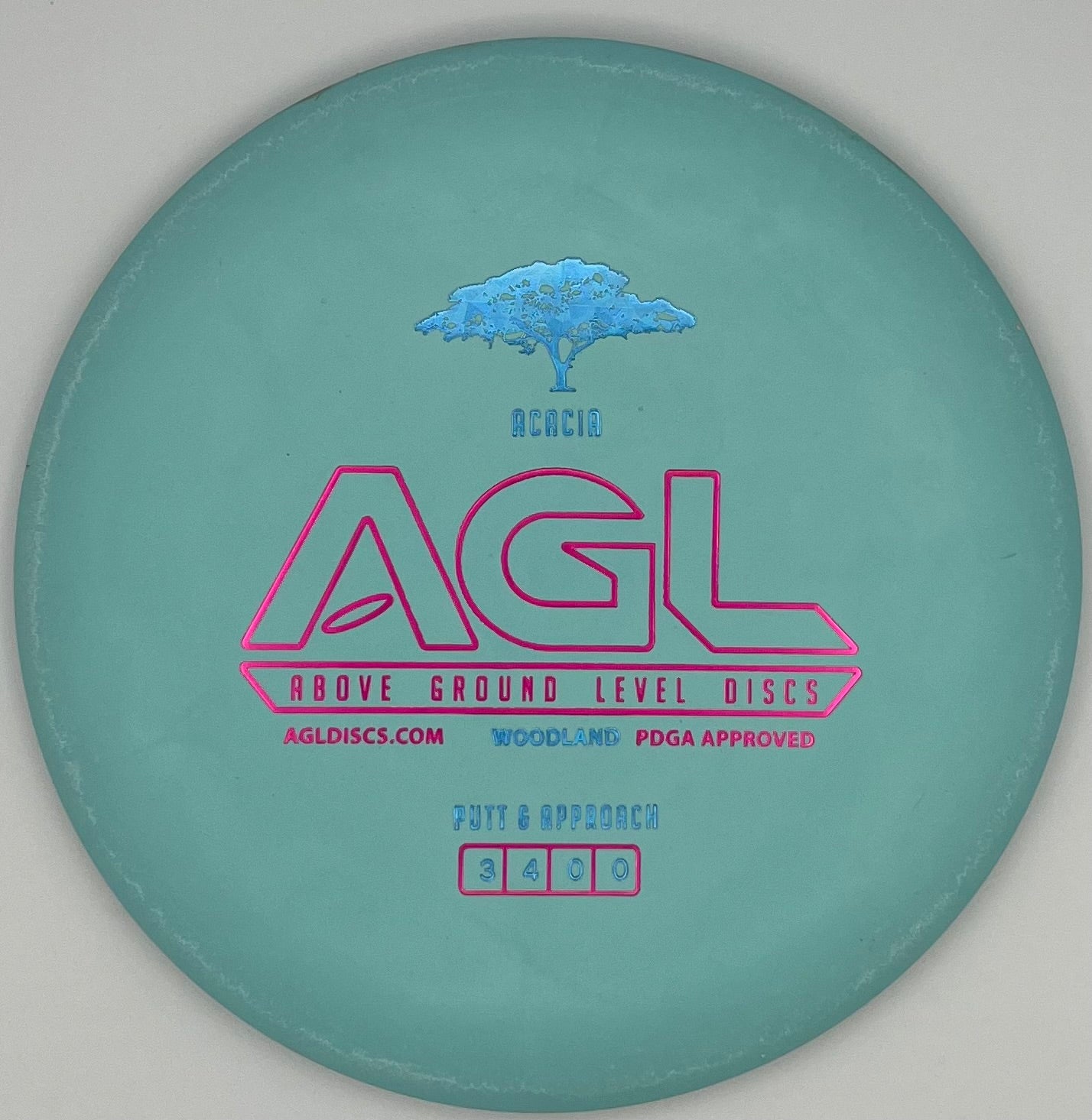 AGL Discs - Blue Punch Woodland Acacia (AGL Bar Stamp)
