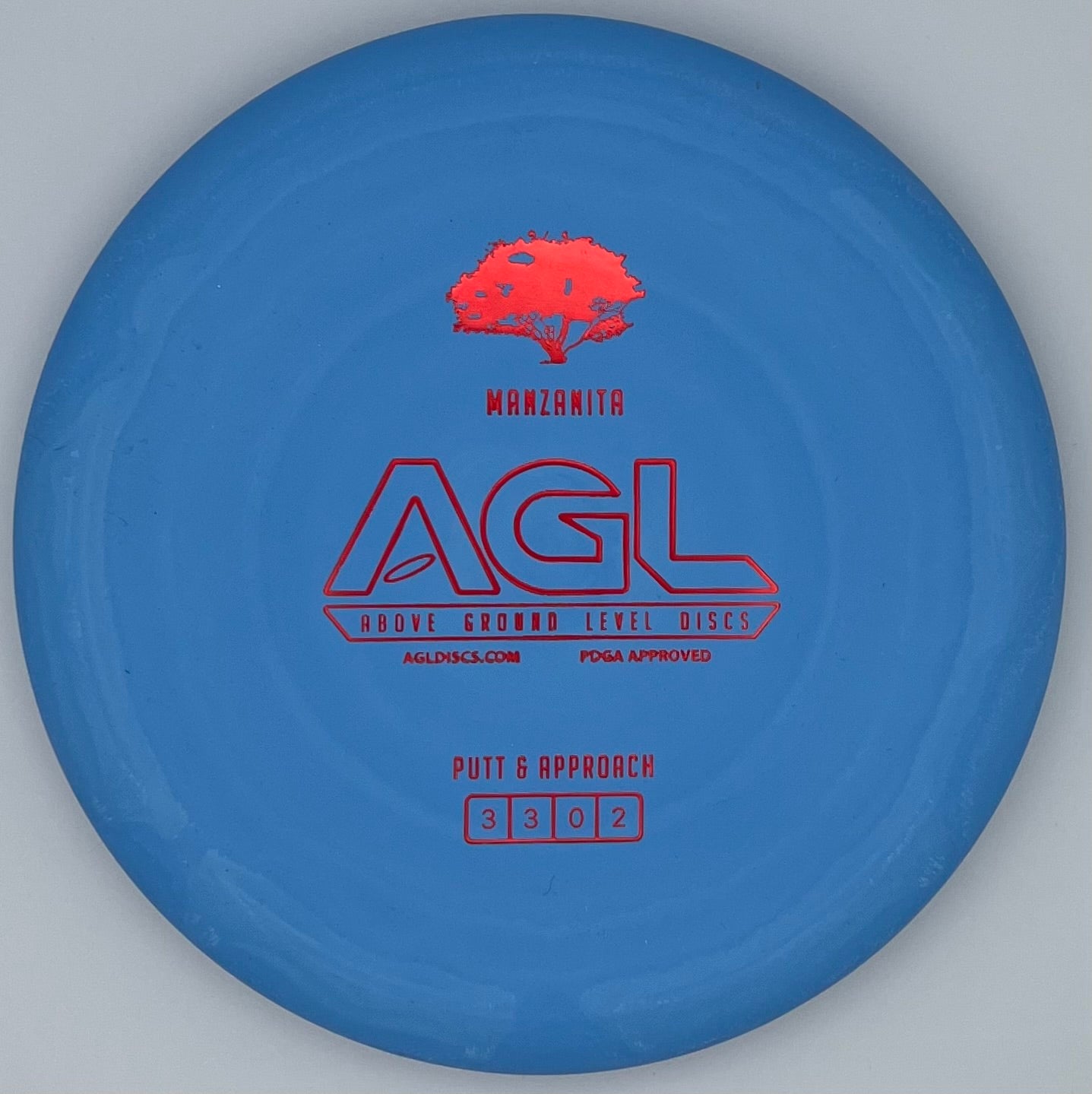 AGL Discs - Blueberry Woodland Tundra Soft Manzanita (AGL Bar Stamp)