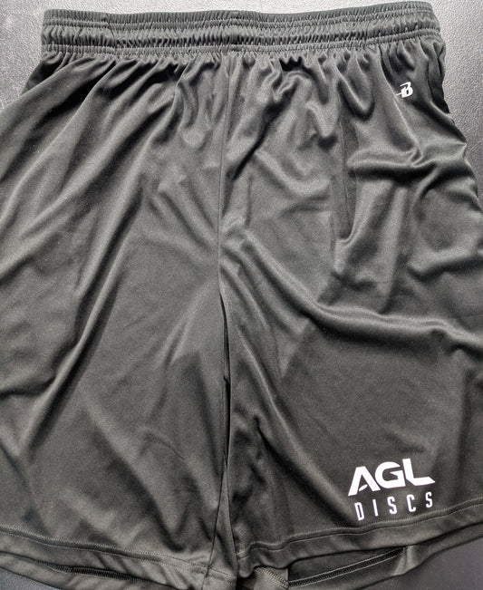 AGL Discs - Black Basketball Shorts (AGL Logo)