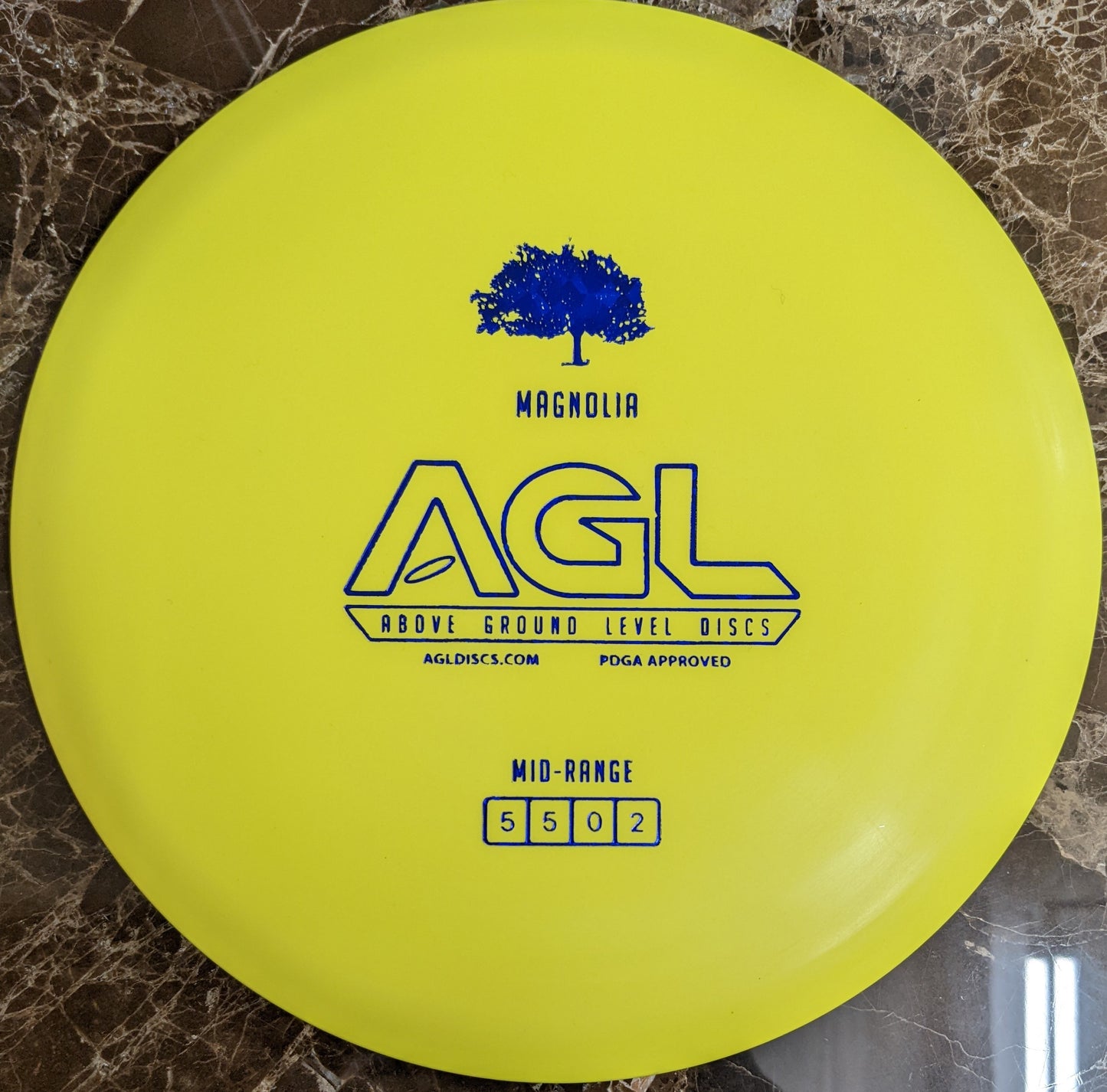 AGL Discs - Yellow Woodland Magnolia (AGL Bar Stamp)