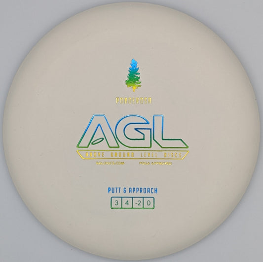 AGL Discs - White Woodland Soft Ponderosa (AGL Bar Stamp)