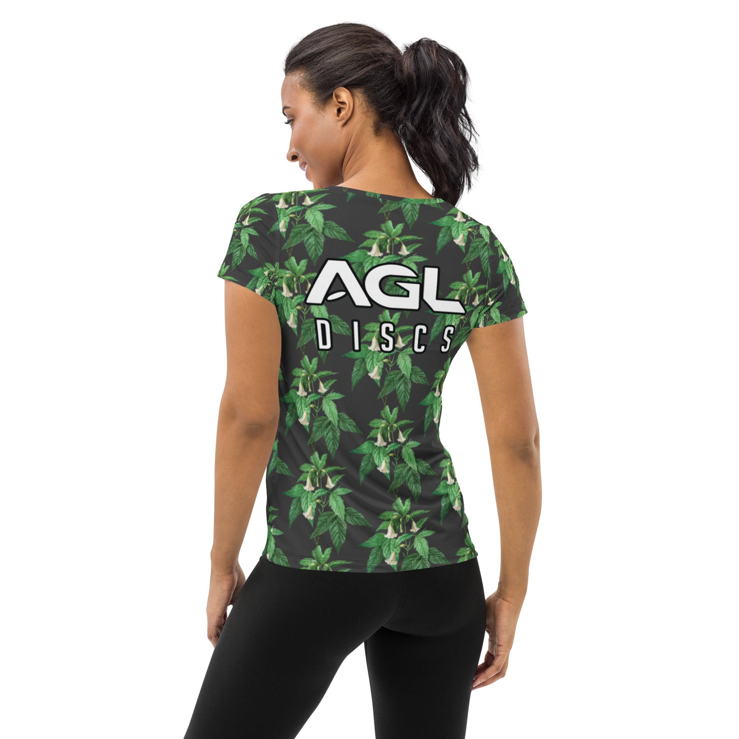 AGL Discs - All-Over Print Women's Athletic T-shirt